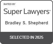 Rated By Super Lawyers | Bradley S. Sheperd | Selected in 2025
